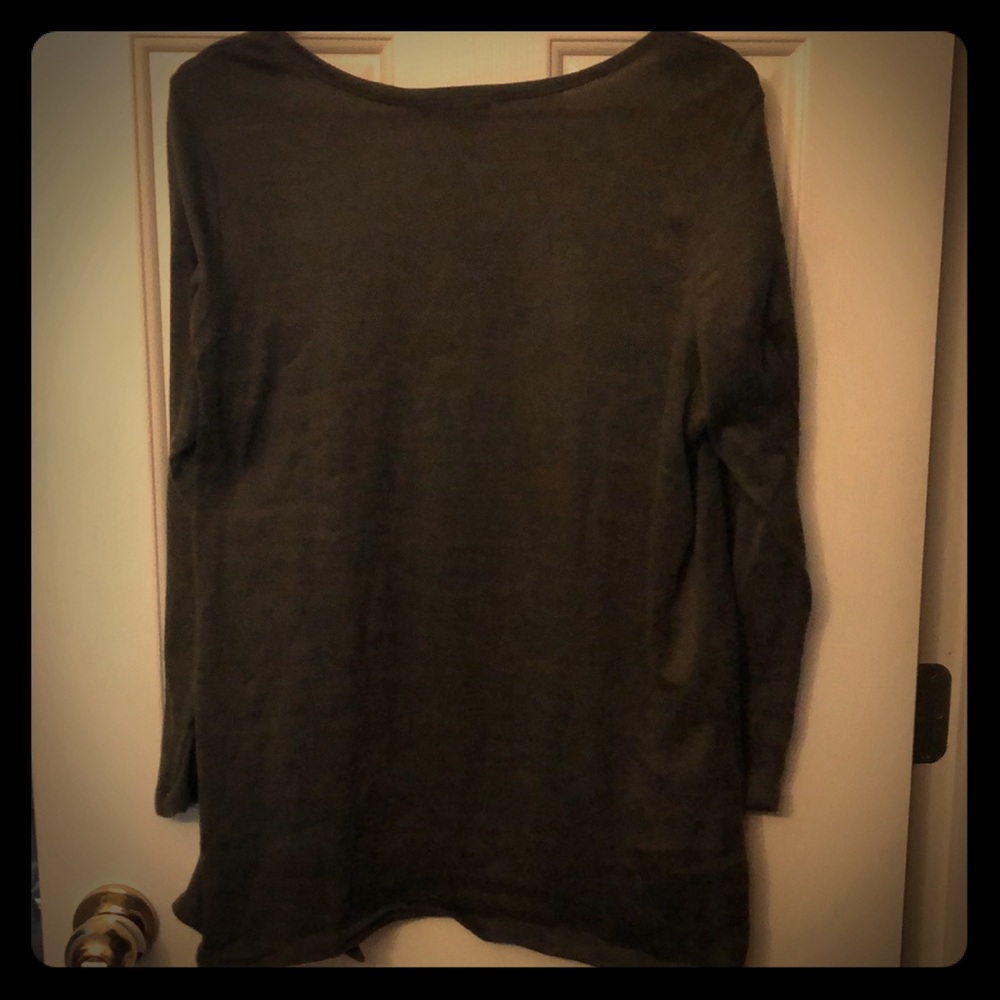 Olive green cardigan